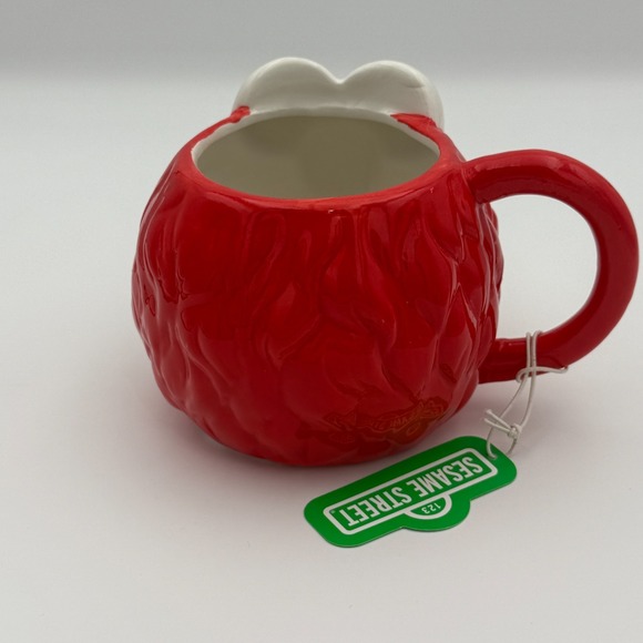 Elmo Mug Coffee Cup Sesame Street 3D Lg Handle With tag - Picture 2 of 5